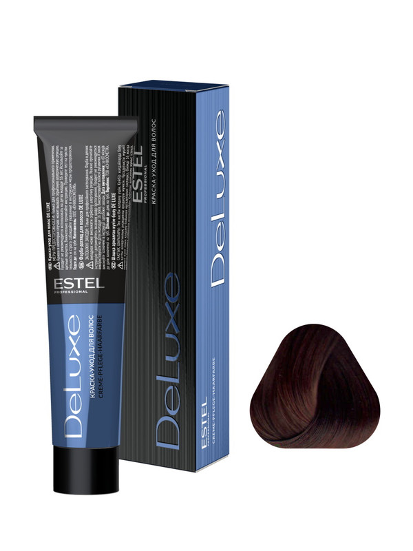 Купить Краска для волос Estel Professional De Luxe 5/45 Светлый шатен медно-красный 60 мл
