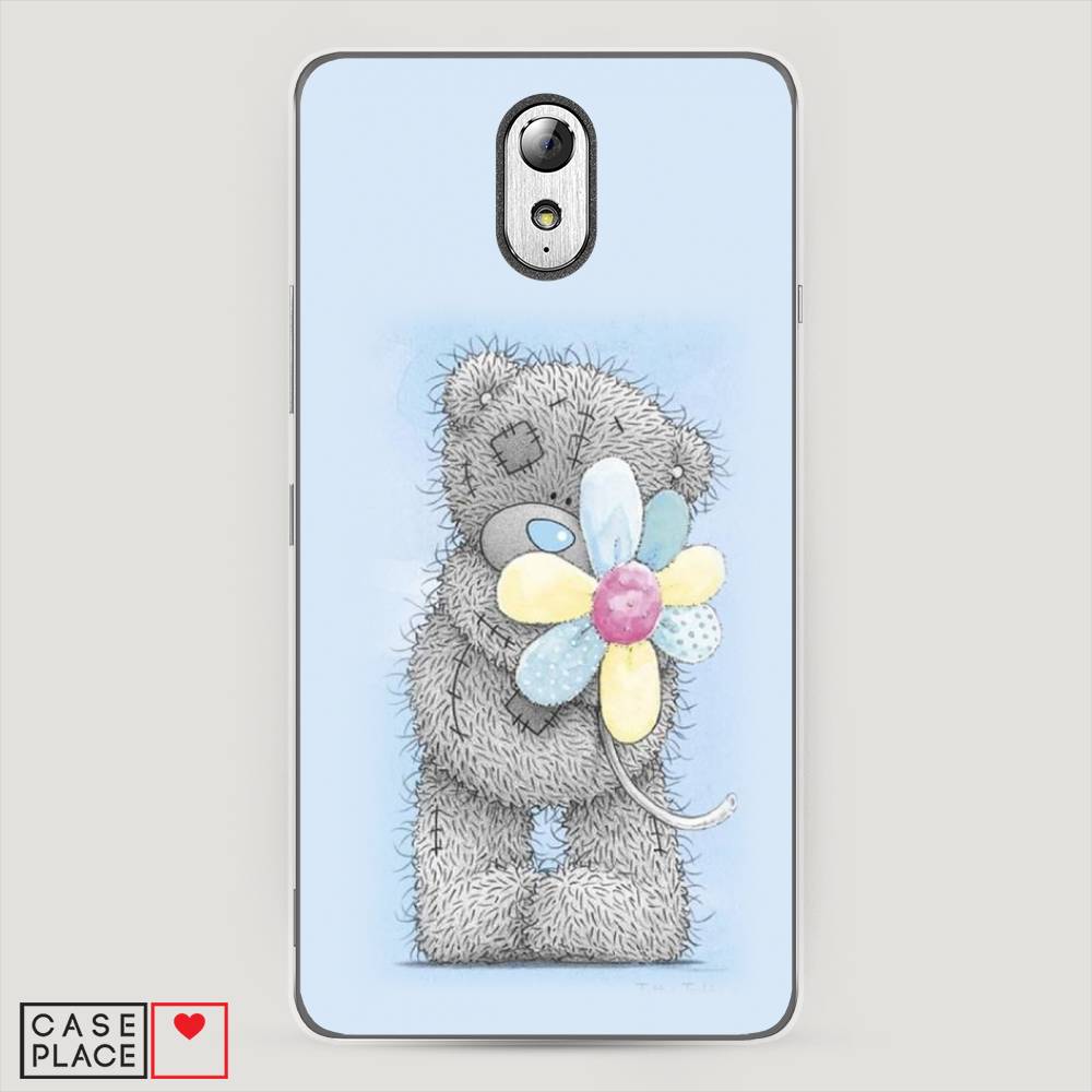 

Чехол Awog на Lenovo Vibe P1m / Леново Vibe P1m "Me to you с ромашкой", Голубой;серый;желтый, 111350-2