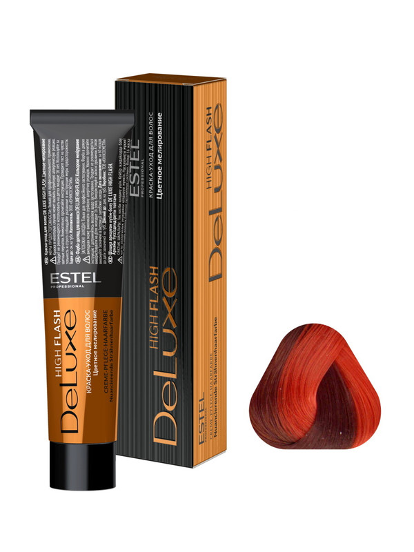 Купить Краска для волос Estel Professional De Luxe 55 Красный 60 мл