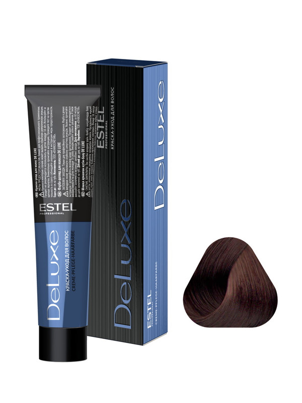 Купить Краска для волос Estel Professional De Luxe 6/67 Темно-русый фиолетово-коричневый 60 мл