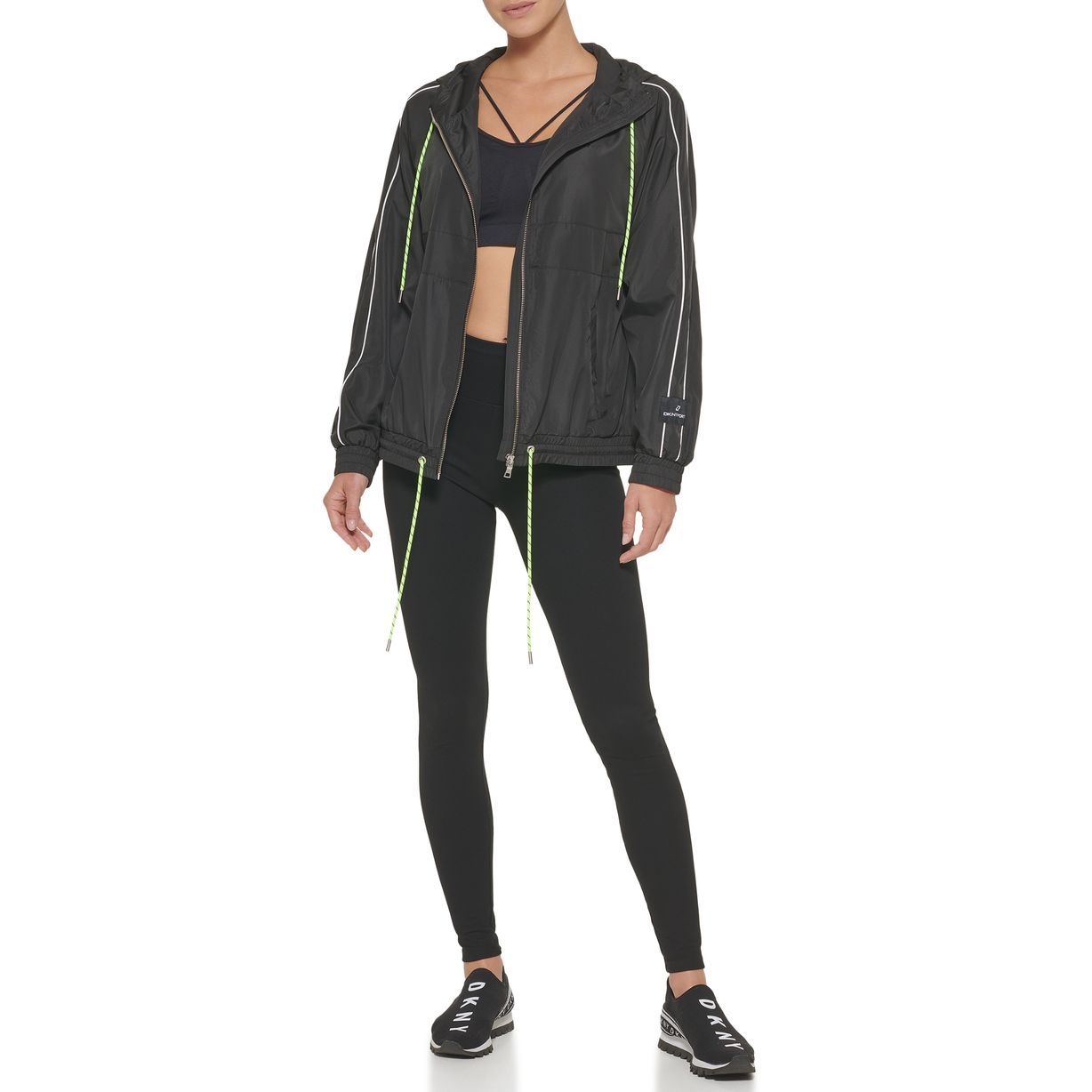 

Ветровка женская DKNY DP1J9103 черная XS, DP1J9103