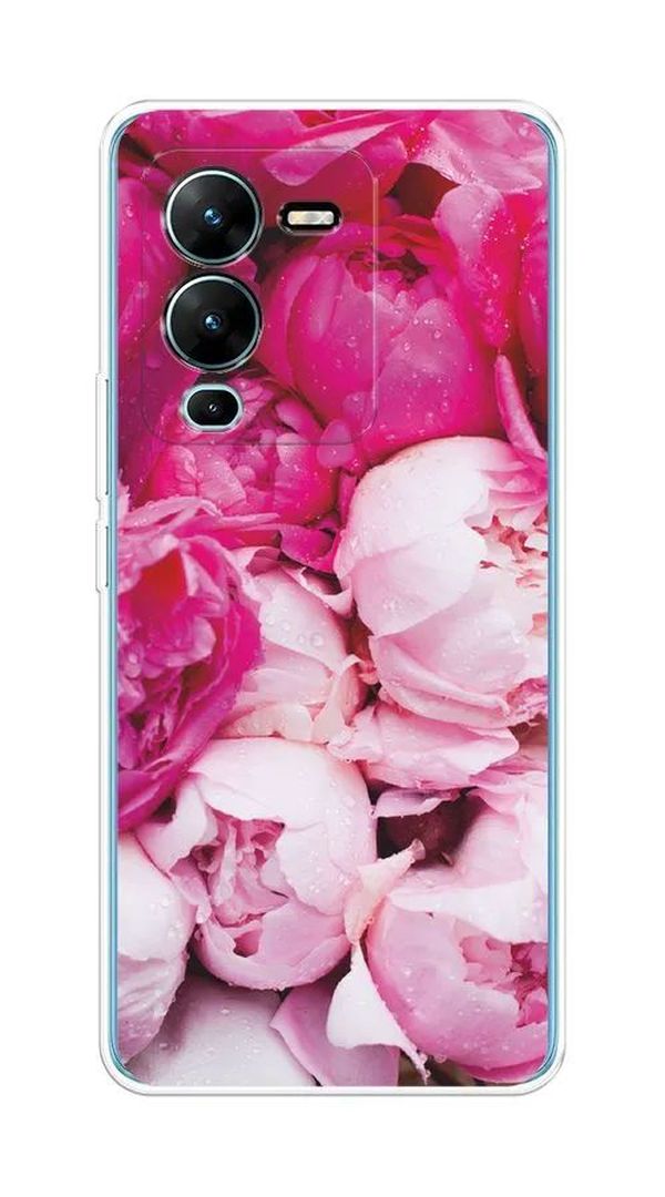 

Чехол Awog "Пионы розово-белые" для Vivo V25 Pro 5G, Разноцветный, 267450-8