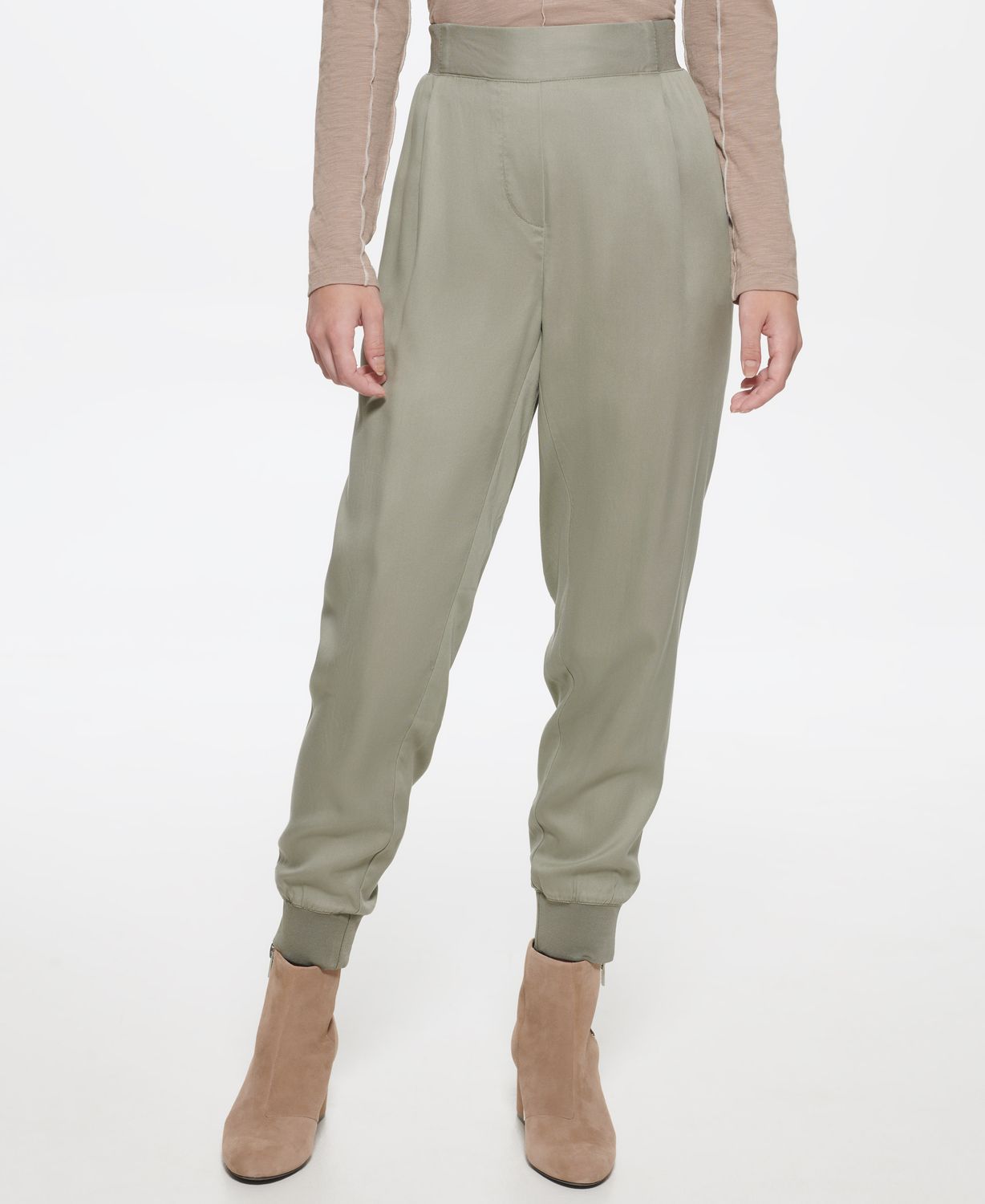 

Брюки женские DKNY P1KKIJGT зеленые L, P1KKIJGT
