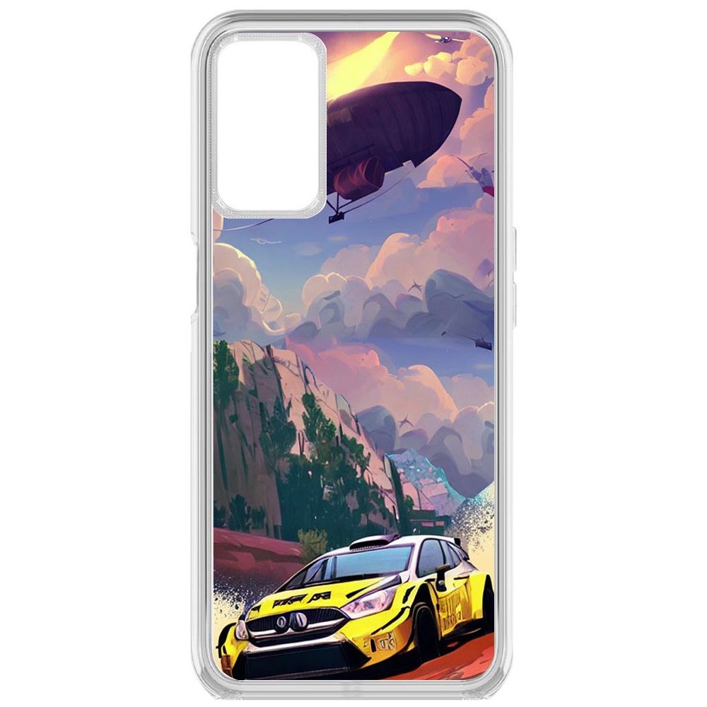 

Чехол-накладка Krutoff Clear Case Гонка для Oppo A55, Прозрачный