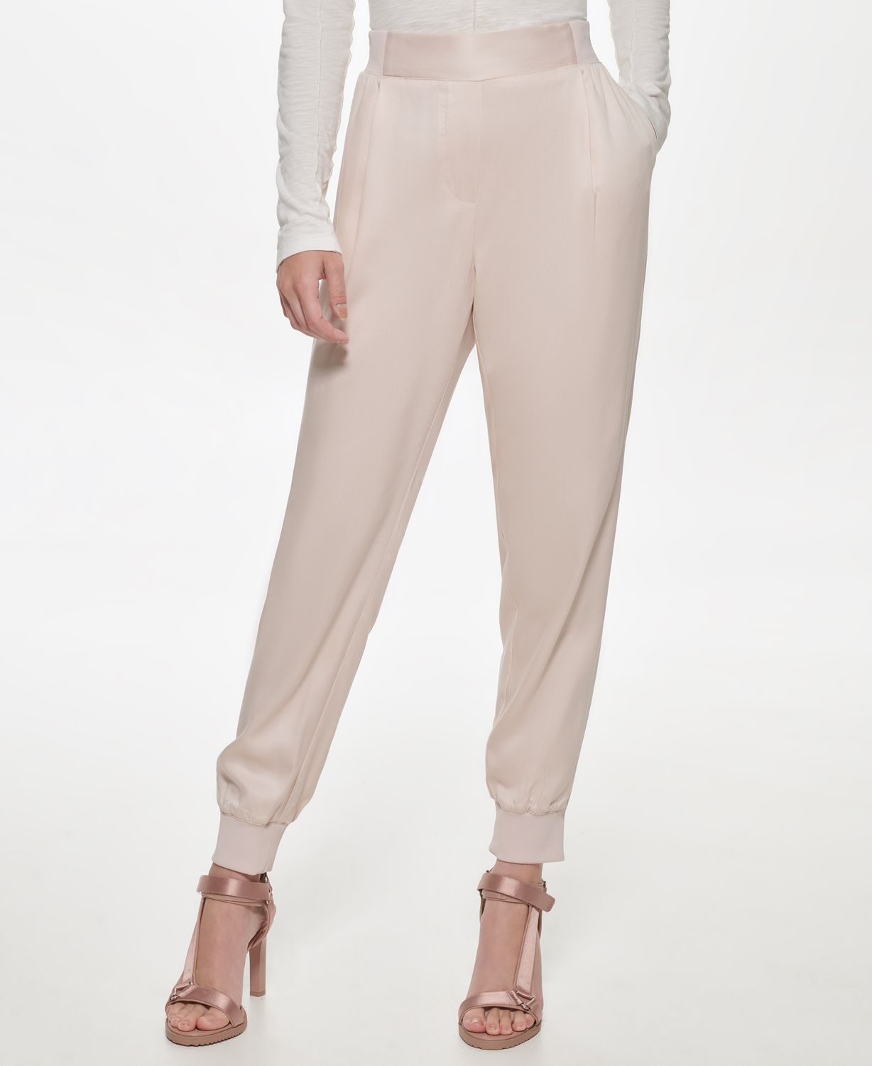 

Брюки женские DKNY P1KKIJGT розовые M, P1KKIJGT