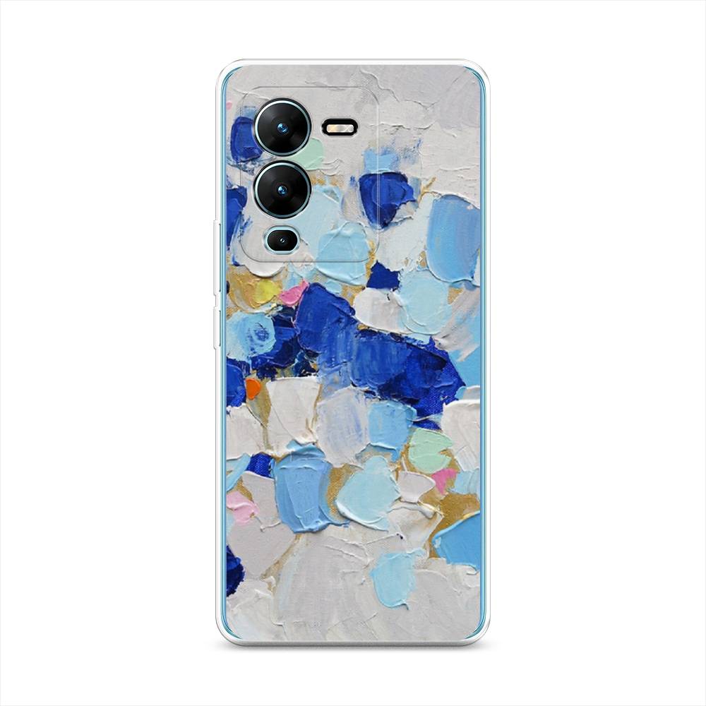 

Чехол Awog на Vivo V25 Pro 5G "Холст сине-белый", 267450-10