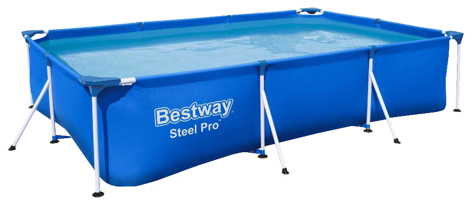 фото Каркасный бассейн bestway steel pro 56411bw 300x201x66 см