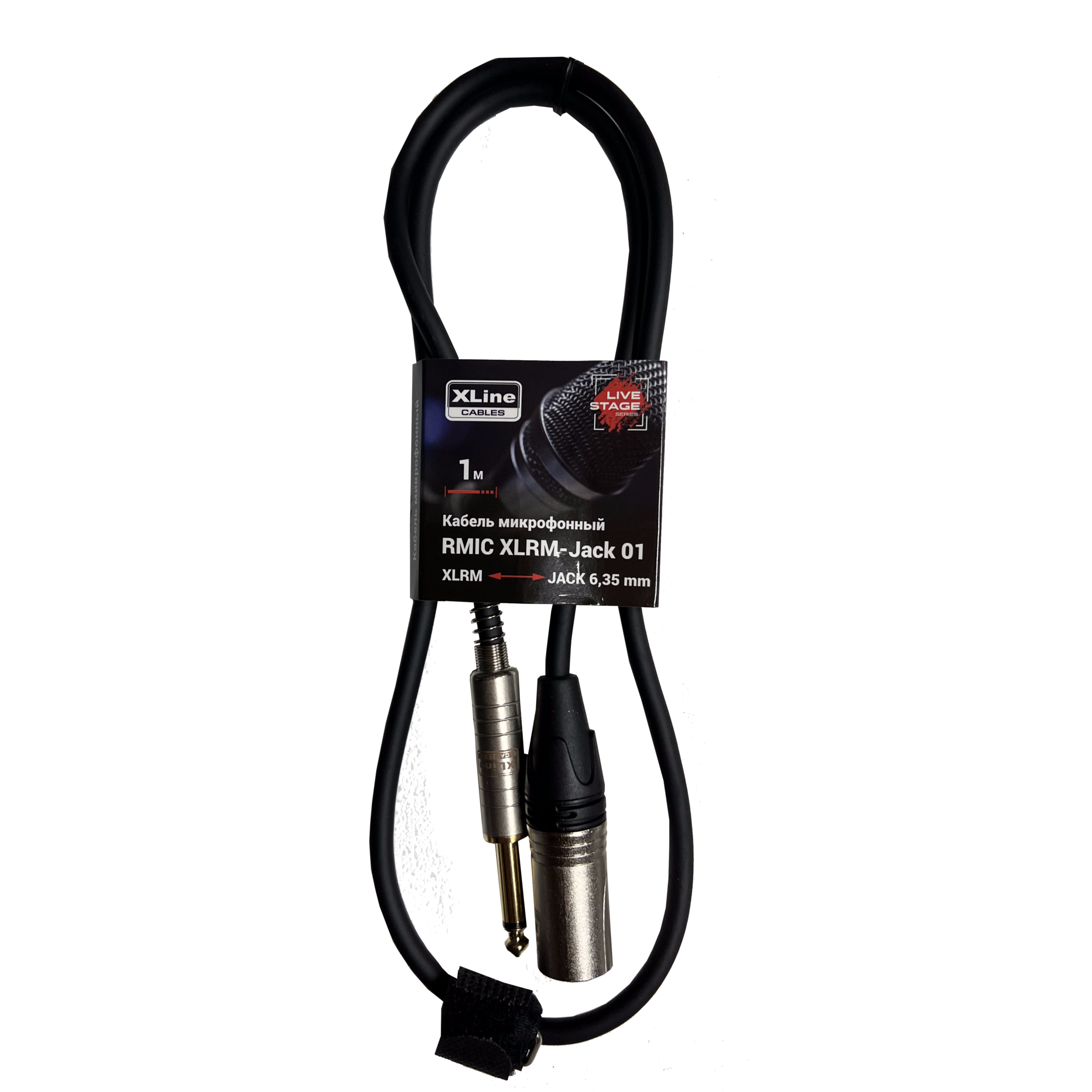 фото Кабель аудио 1xjack - 1xxlr xline cables rmic xlrm-jack 01 1m