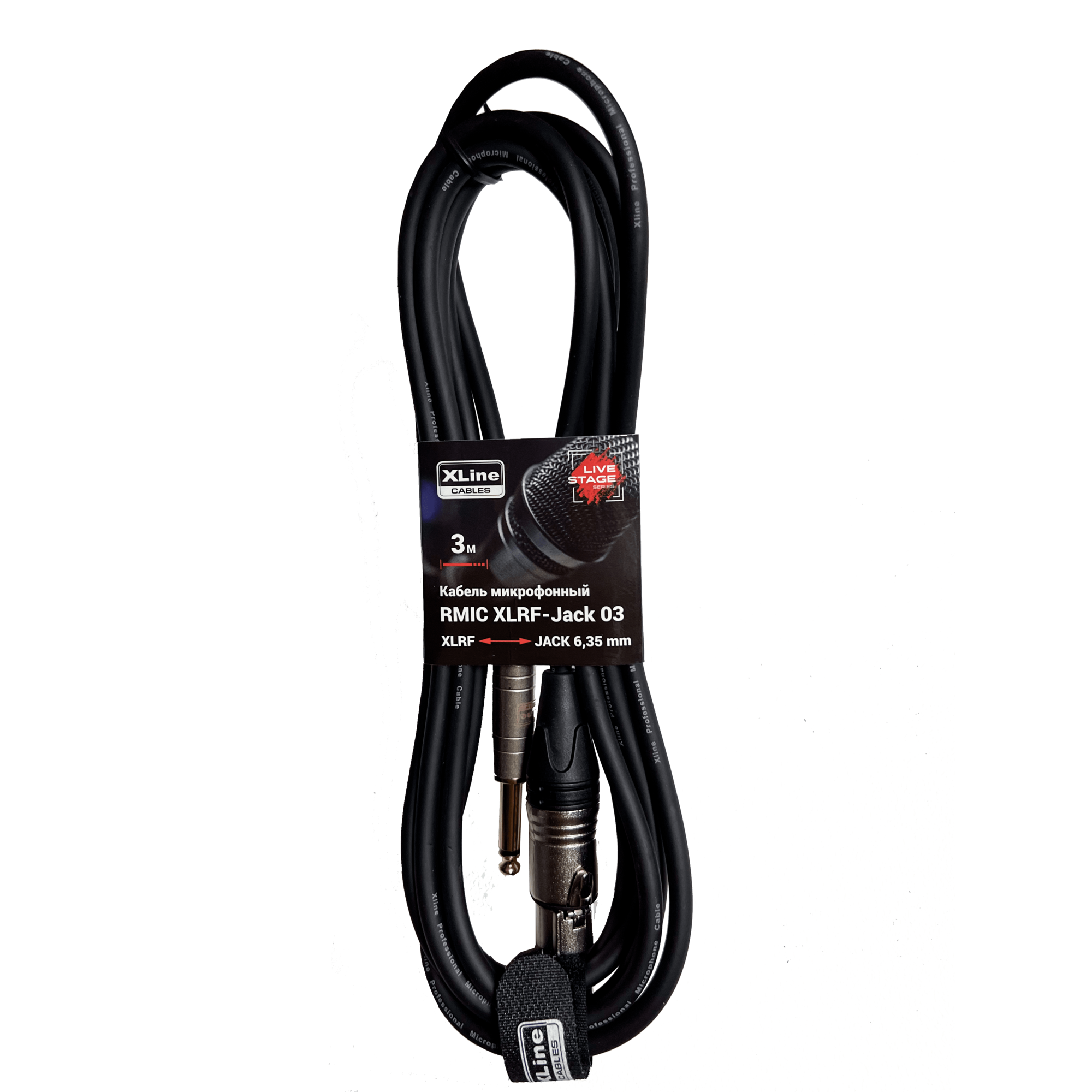 фото Кабель аудио 1xjack - 1xxlr xline cables rmic xlrf-jack 03 3m