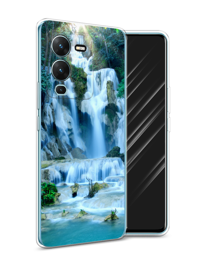 

Силиконовый чехол Awog "Водопад 8" для Vivo V25 Pro 5G, Разноцветный, 267450-4