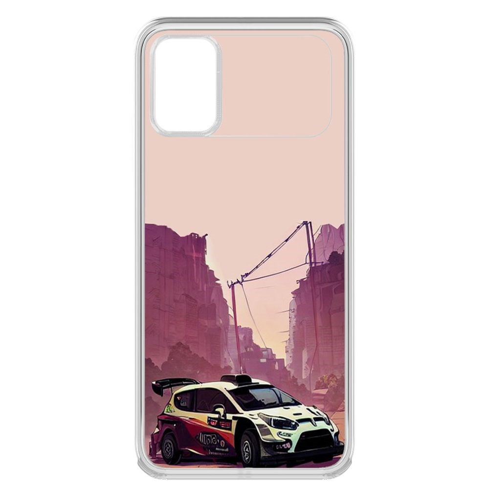 

Чехол-накладка Krutoff Clear Case Гоночный каньон для Xiaomi Poco M3, Прозрачный