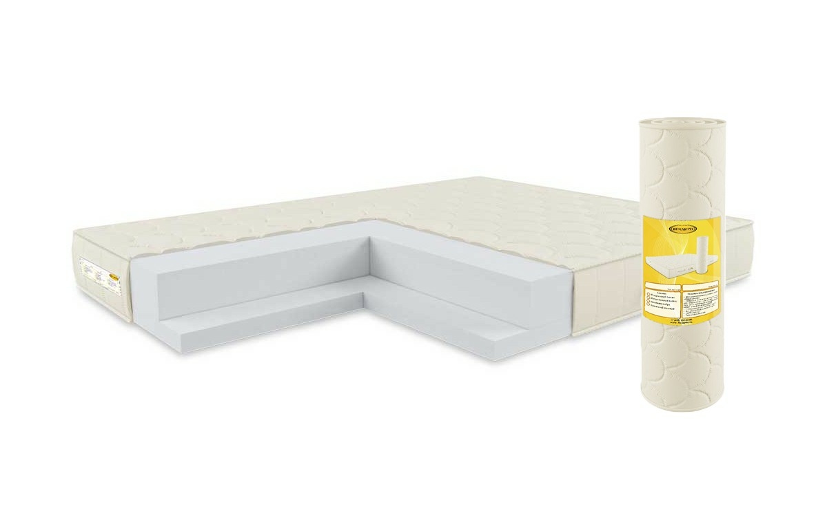 

Матрас Benartti Roll Standart 170x180, Бежевый, Roll Standart