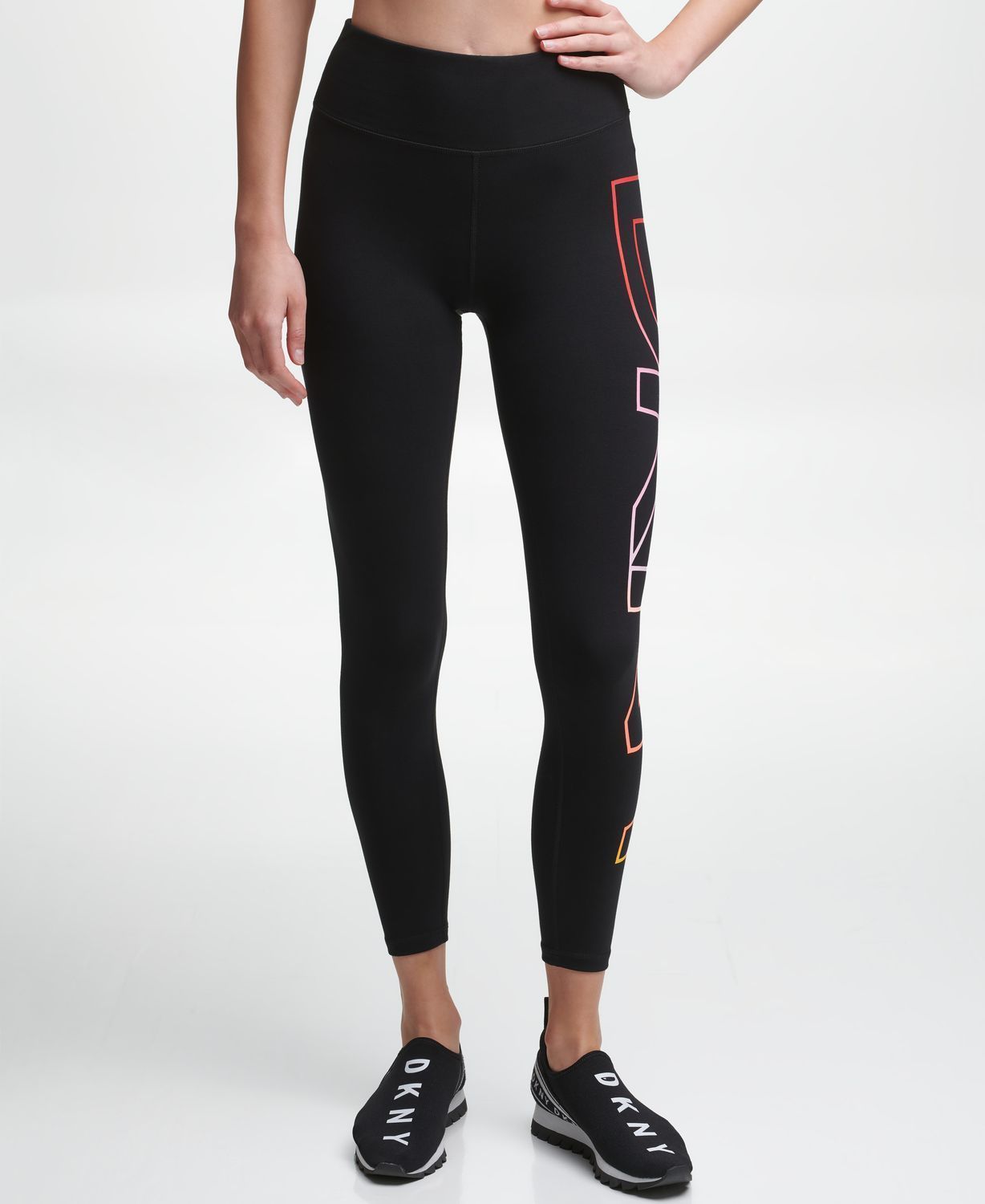 

Леггинсы женские DKNY DP1P2638 черные S, DP1P2638