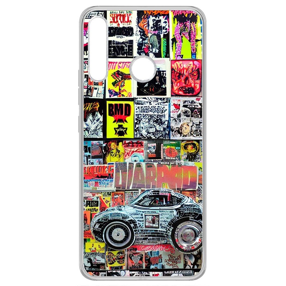 

Чехол-накладка Krutoff Clear Case Автопамфлет для TECNO Camon 12 Air