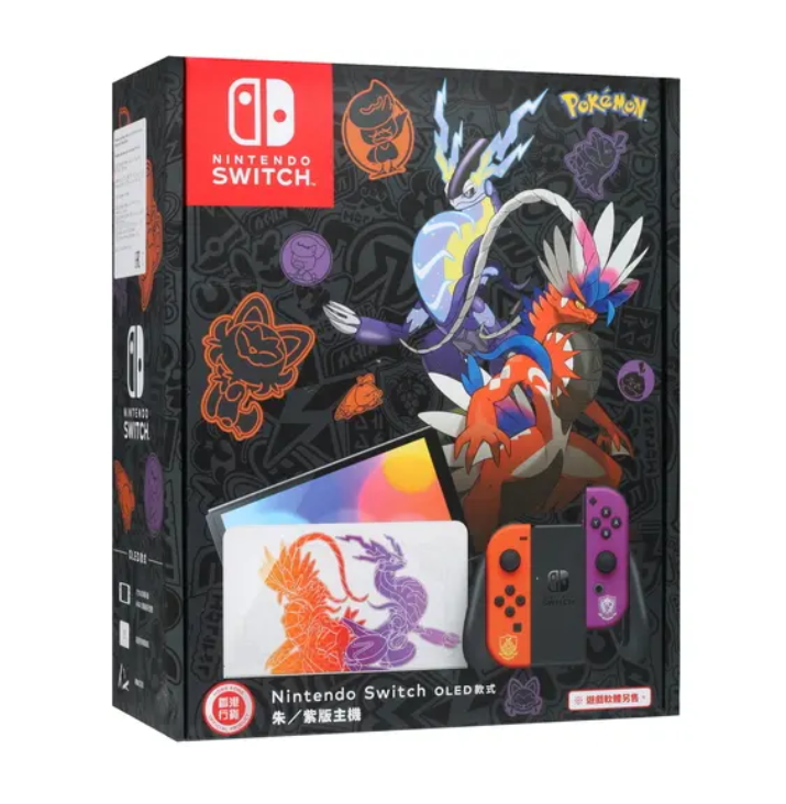 

Игровая приставка Nintendo Switch OLED Pokemon Skarlet and Violet Edition, 64ГБ, Разноцветный, Pokemon Skarlet and Violet Edition