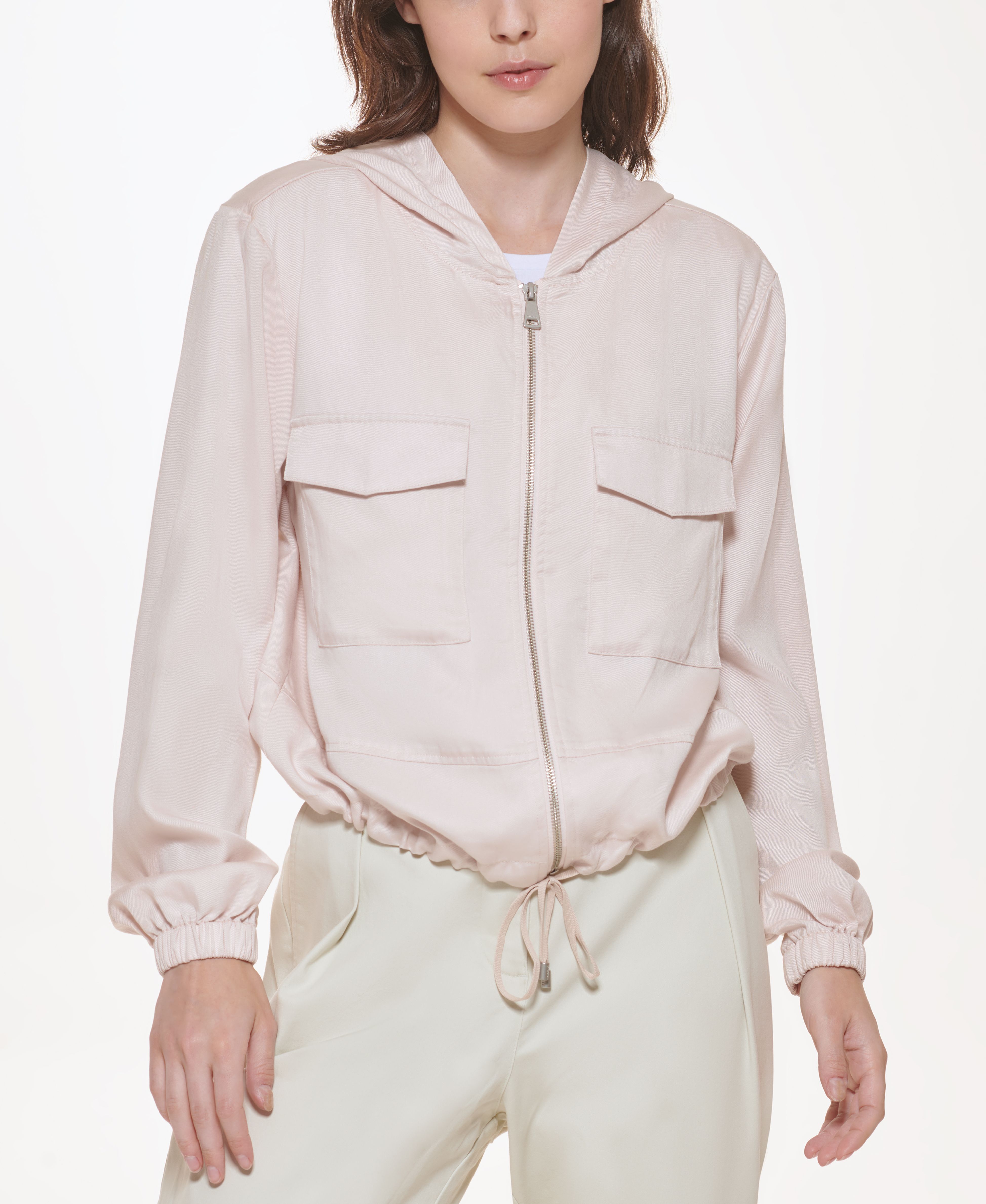 

Ветровка женская DKNY P1KAXL28 розовая M, P1KAXL28