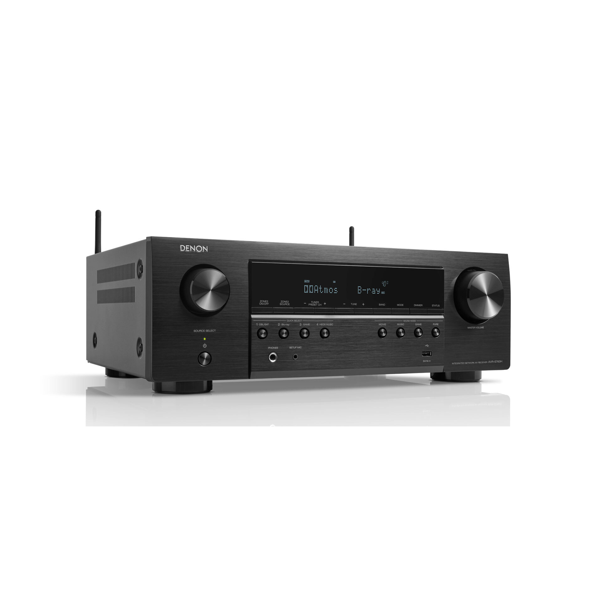 

AV-ресивер Denon AVR-S760H Black, AVR-S760H