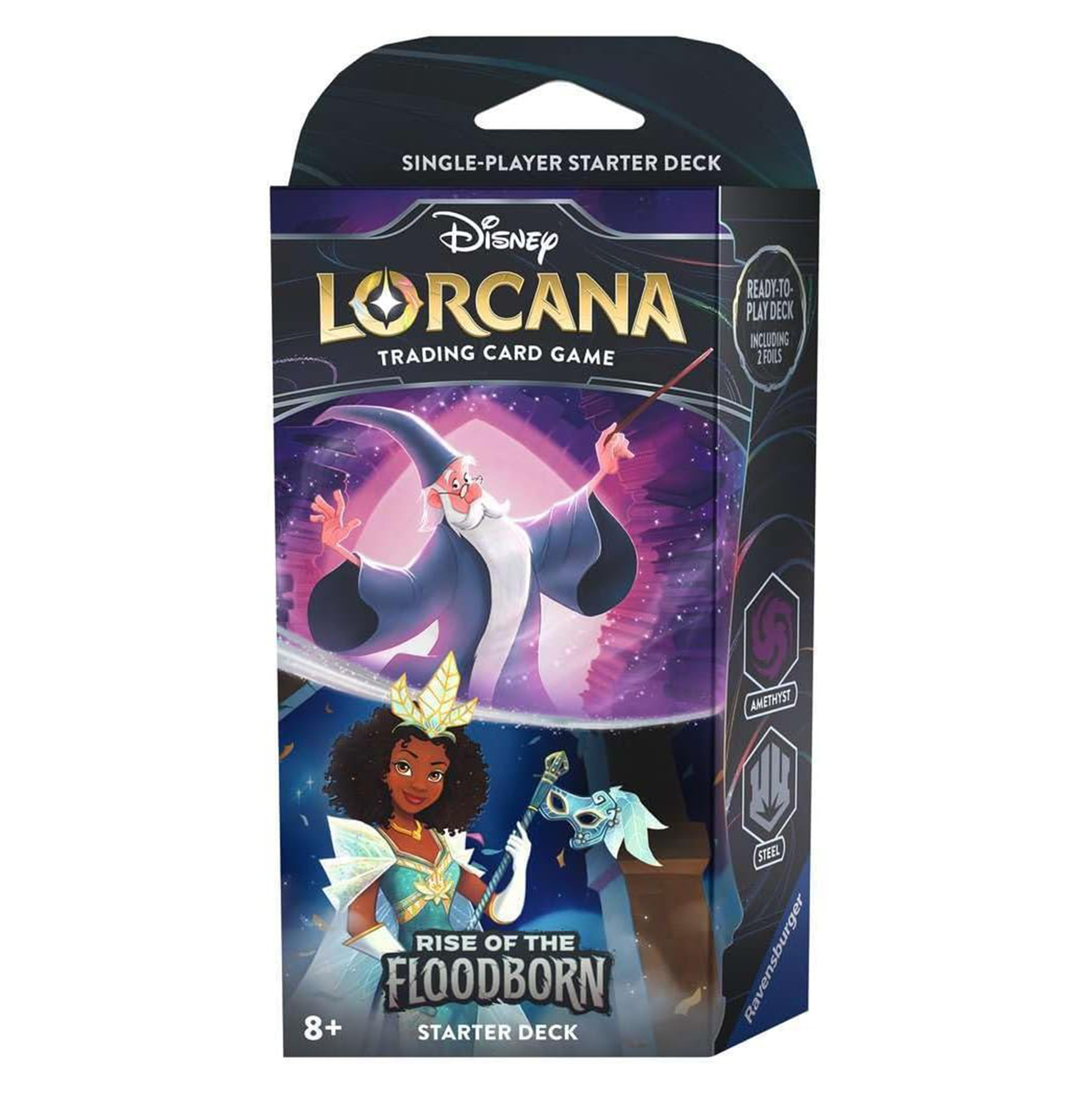 Настольная игра Disney Lorcana TCG: Колода Amethyst & Steel Rise of the Floodborn англ