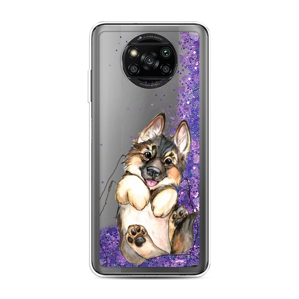 

Чехол Awog на Poco X3/X3 Pro "Овчарка в ладошках", Разноцветный, 310692-1