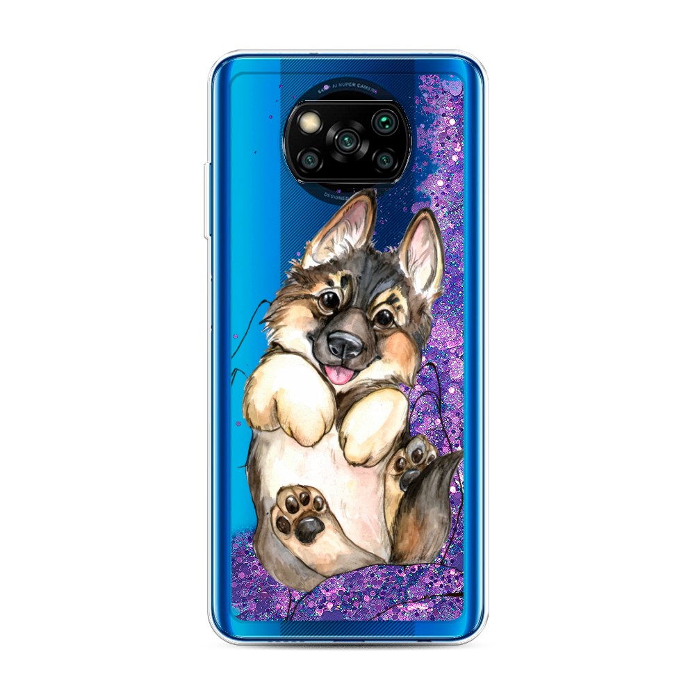 

Чехол Awog на Poco X3/X3 Pro "Овчарка в ладошках", Разноцветный, 39292-1