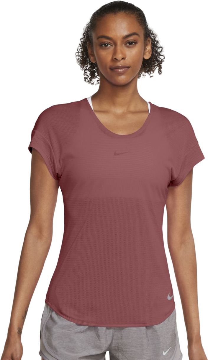 

Футболка женская Nike W Breathe Cool Tee розовая L, W Breathe Cool Tee