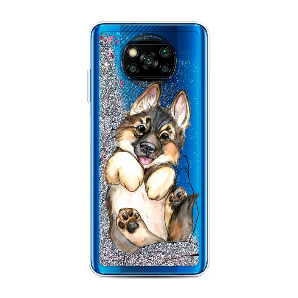 

Чехол Awog на Poco X3/X3 Pro "Овчарка в ладошках", Разноцветный, 39291-1
