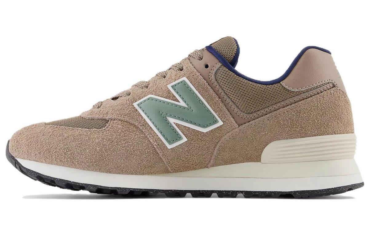 

Кроссовки унисекс New Balance NB 574 бежевые 37.5 EU, Бежевый, NB 574