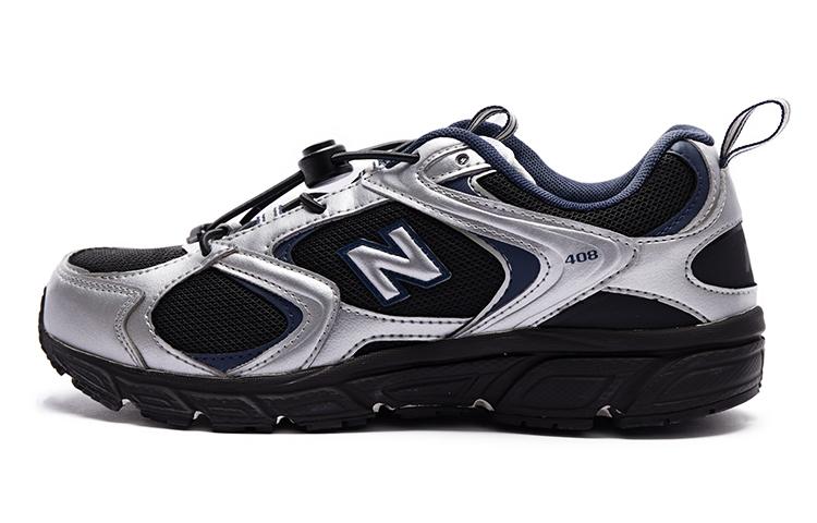 

Кроссовки унисекс New Balance 408 серебристые 42 EU, Серебристый, 408