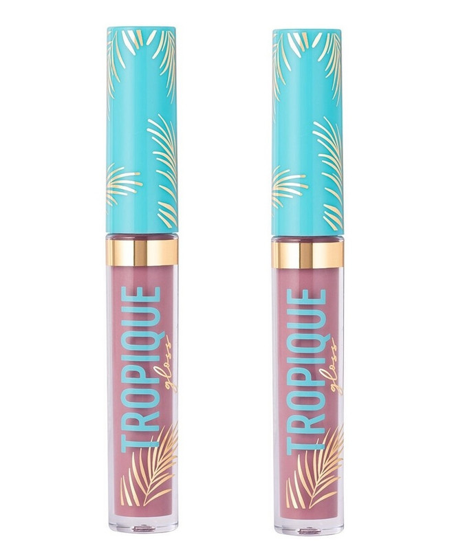 

Блеск для губ Vivienne Sabo Tropique Gloss тон 18 бежево-сливовый 3 мл 2 шт