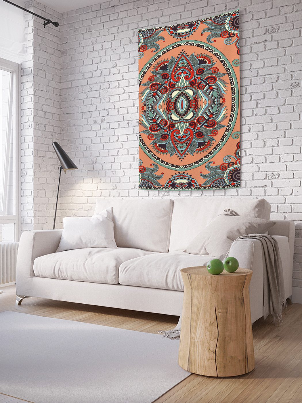 

Вертикальное фотопанно на стену JoyArty Узорчатый орнамент 150x200 см, Узорчатый орнамент