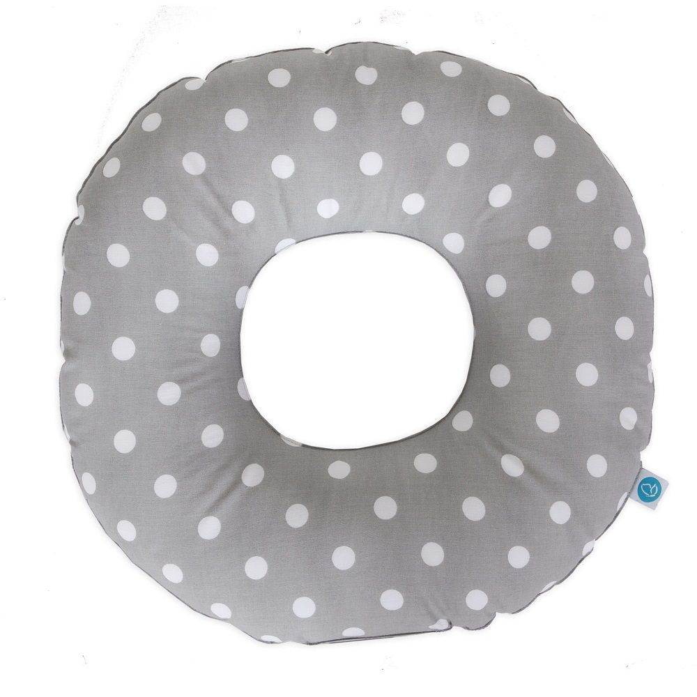 фото Подушка-круг ceba baby послеродовая white dots on grey w-744-000-669