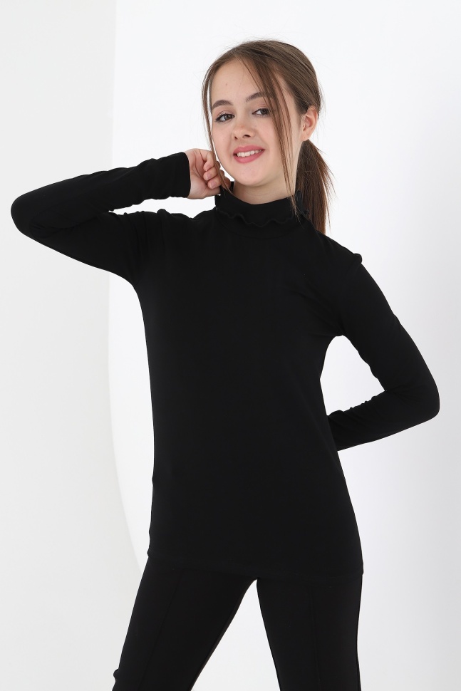 Водолазка детская Violeta Кин-30, черный, 146