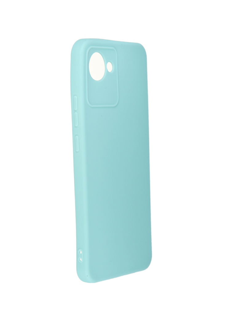 фото Чехол df для realme c30 silicone light green rmcase-18 df-group