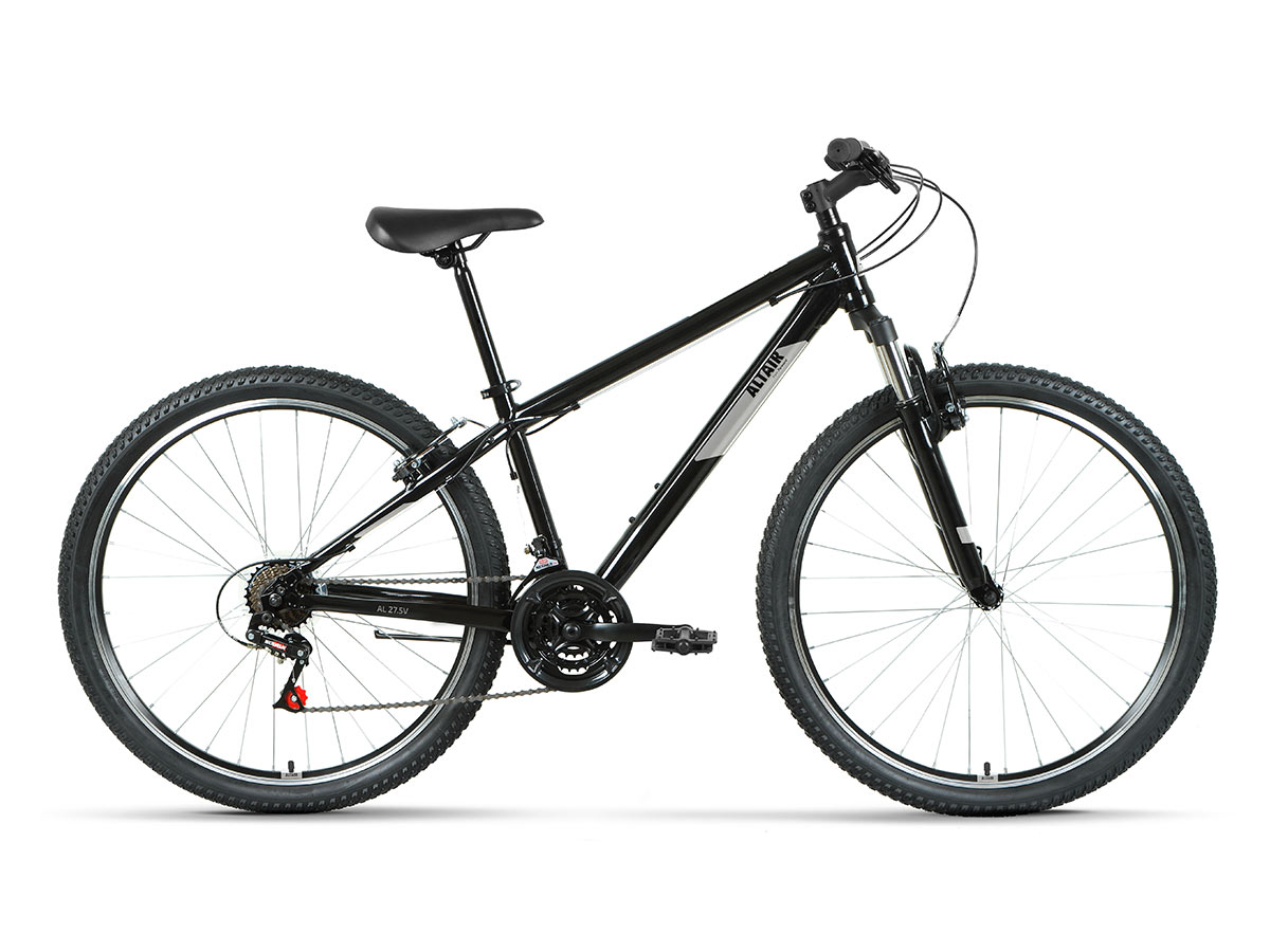 Велосипед Altair AL 27.5 D 2022 15" серебристый/черный
