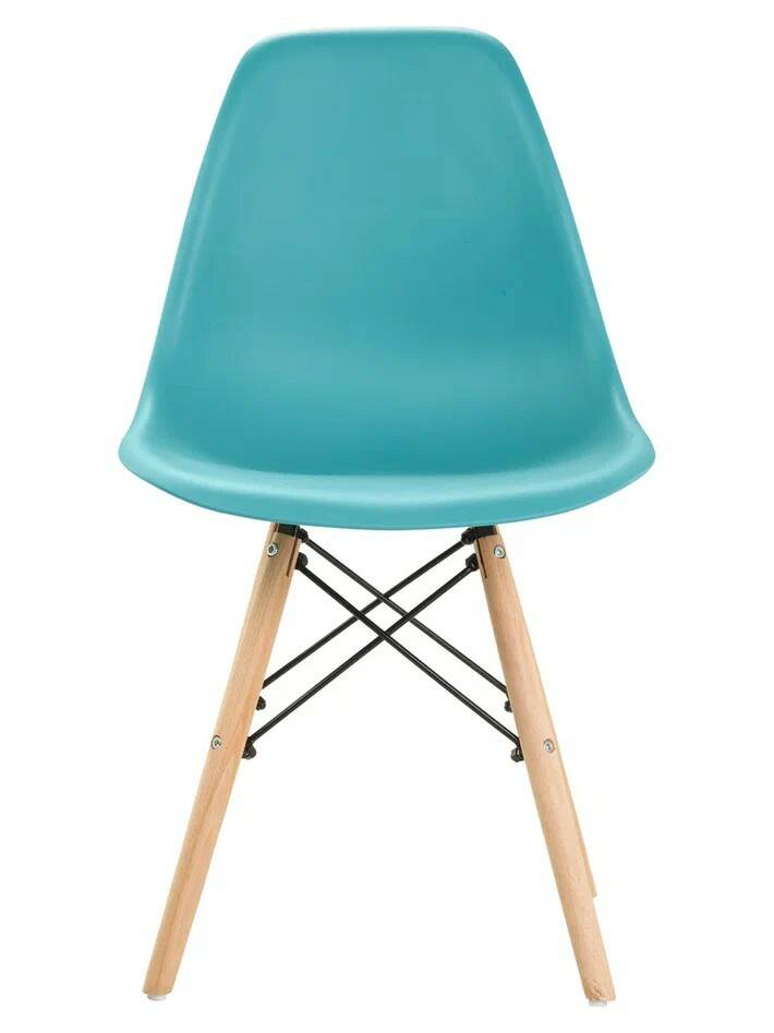 фото Стул leon в стиле eames dsw, бирюзовый, 1 шт leon group