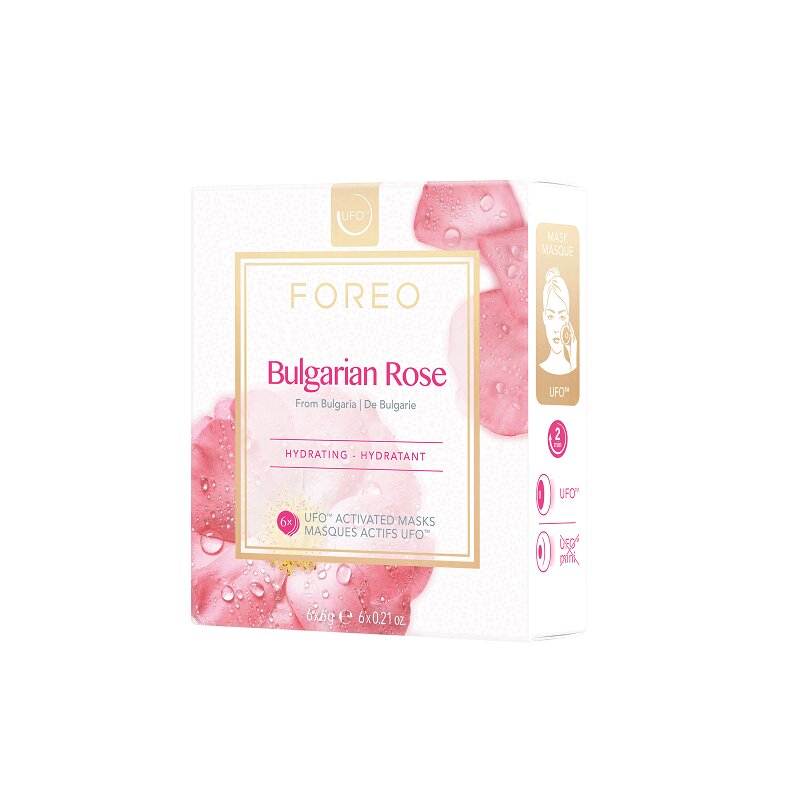 Маска для лица Foreo Bulgarian Rose увлажняющая для УФО 6 шт