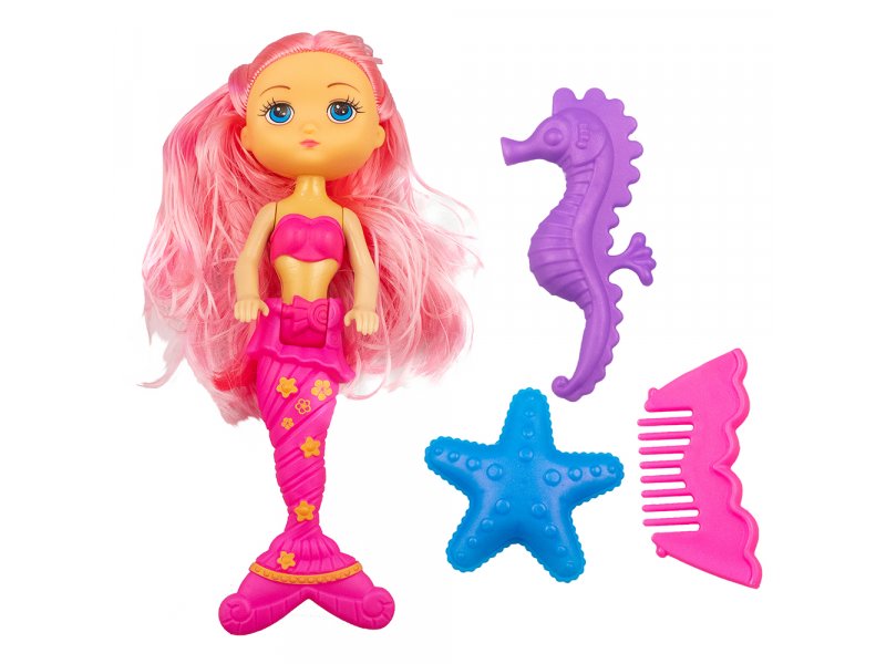 фото Кукла qunxing toys русалка с аксессуарами 18 см