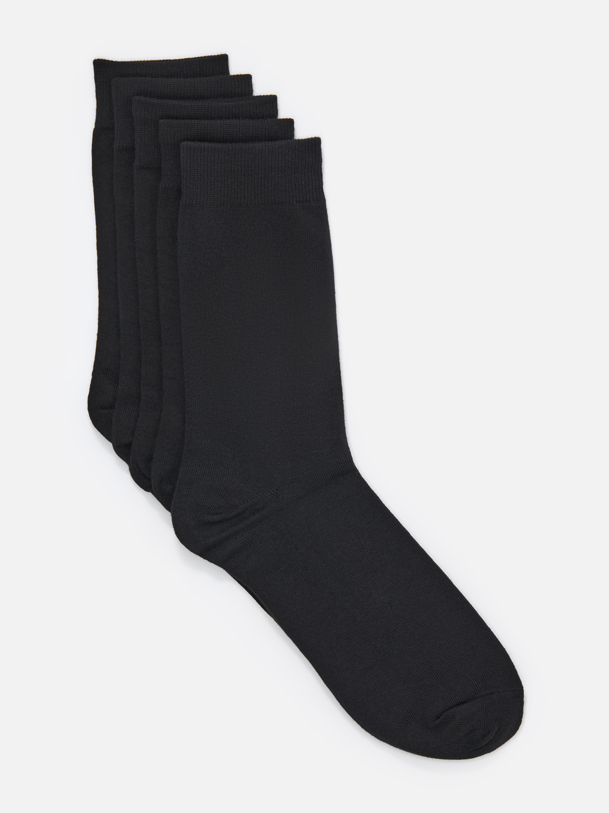 Комплект носков мужских Cotton & Quality 53001Т5 черных 43-46
