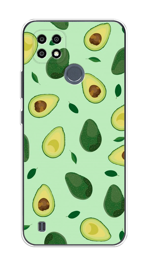 

Чехол на Realme C21Y/C25Y "Blue avocado", Коричневый;зеленый, 2510950-1