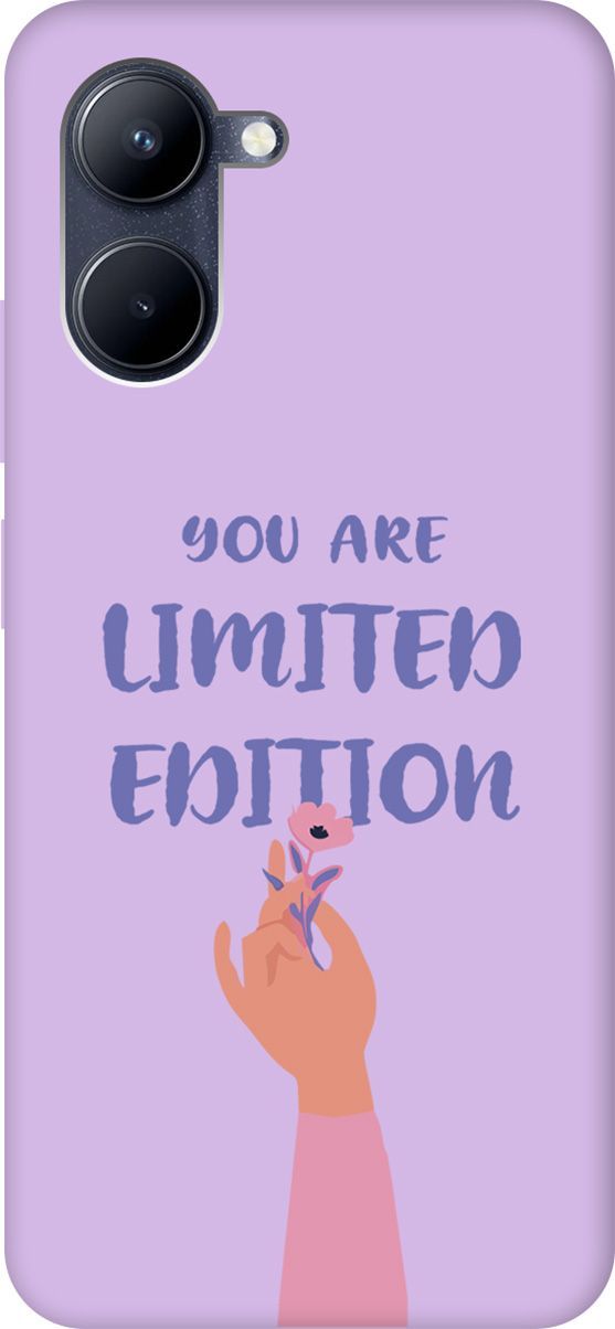 

Чехол на realme C33 Silky Touch Premium с принтом "Limited Edition" сиреневый, Фиолетовый, 1577100