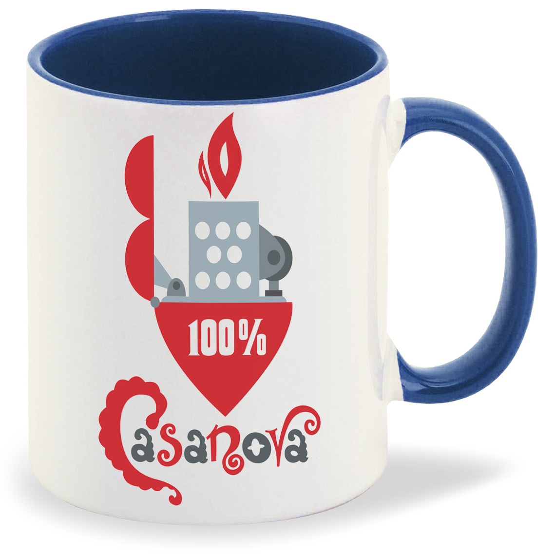 

Кружка CoolPodarok Прикол Зажигалка Casanova, Прикол Зажигалка Casanova