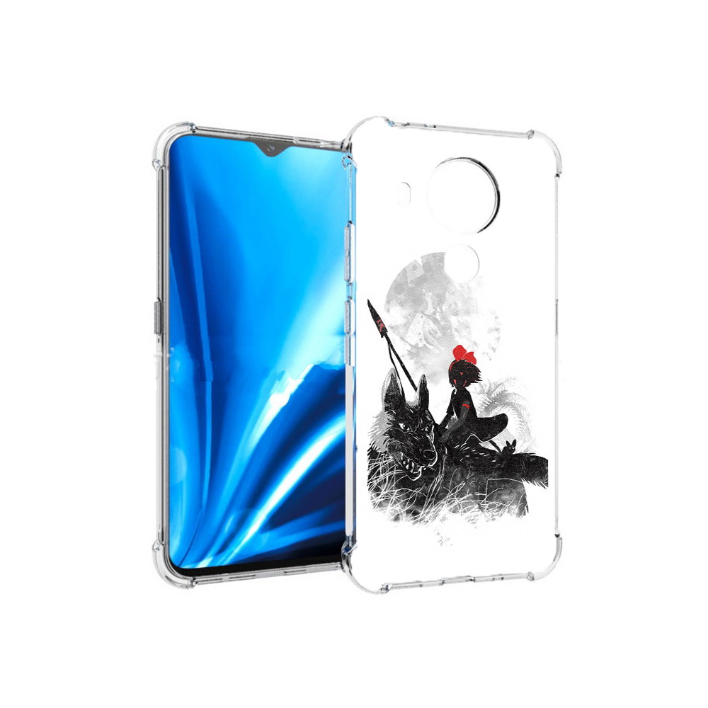 

Чехол MyPads Tocco для Nokia 5.4 мононоке (PT156621.100.481), Прозрачный, Tocco