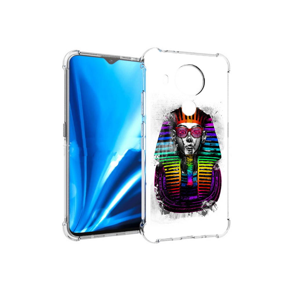 

Чехол MyPads Tocco для Nokia 5.4 модная богиня (PT156621.100.479), Прозрачный, Tocco