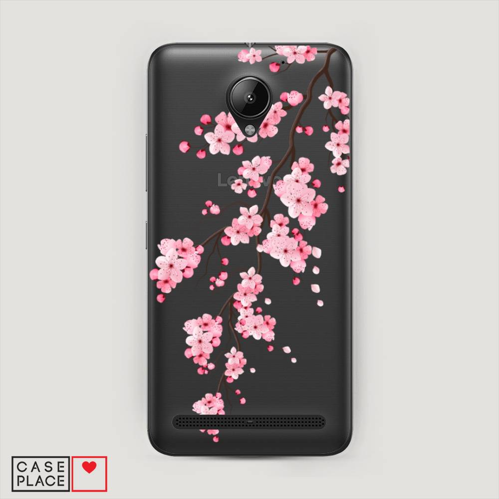 

Чехол Awog "Розовая сакура" для Lenovo Vibe C2