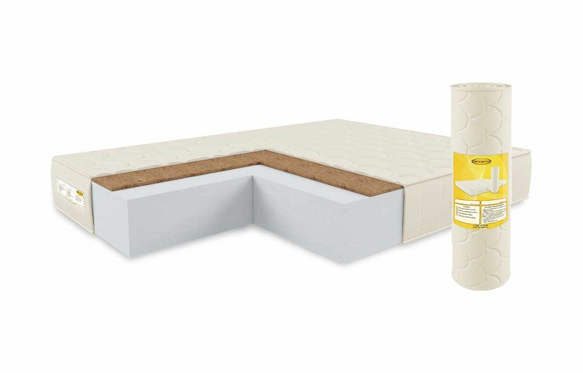

Матрас Benartti Roll Mega Hard 175x180, Бежевый, Roll Mega Hard
