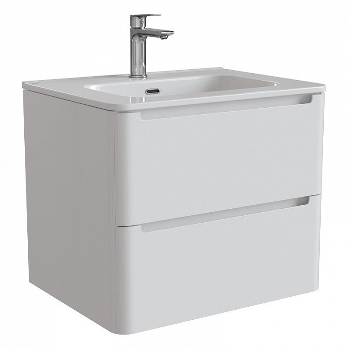 

Тумба с раковиной IDDIS Edifice 60 подвесная белая EDI60W0i95K