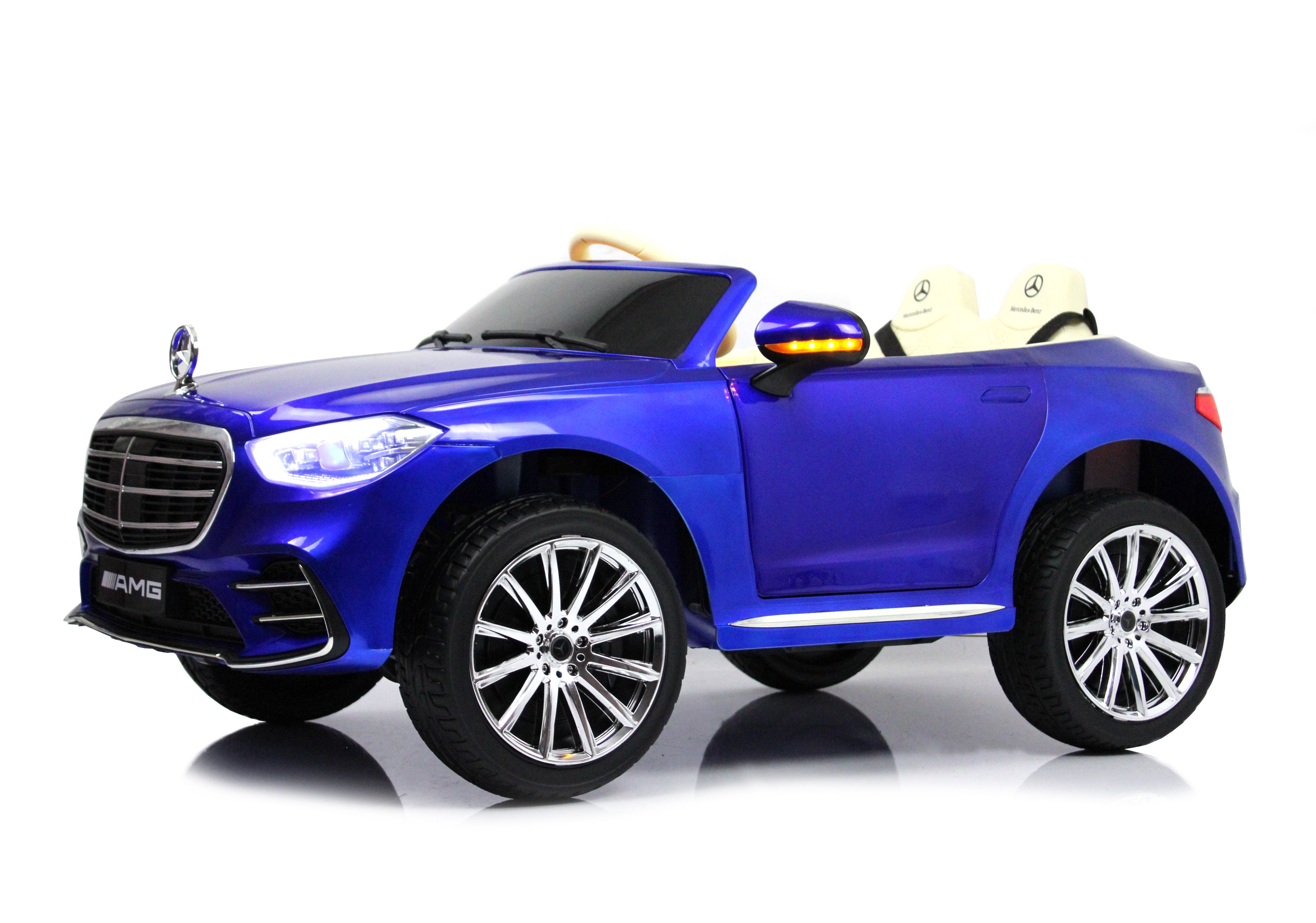 

Электромобиль RiverToys Mercedes-Benz М333БХ Синий глянец, полный привод