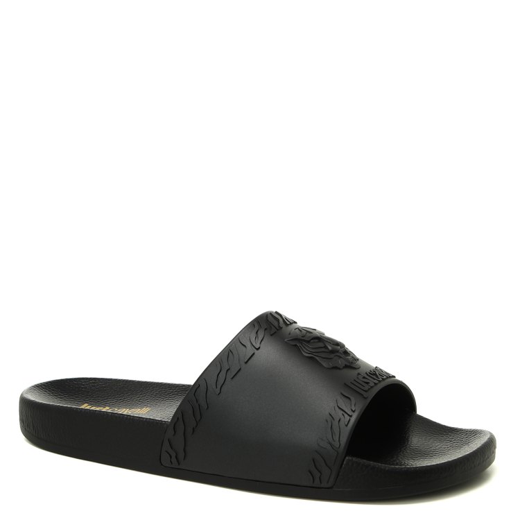 

Шлепанцы мужские Just Cavalli 74QB3SZ2 черные 39 EU, Черный, 74QB3SZ2