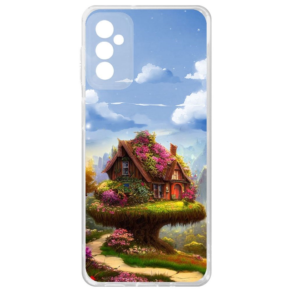 

Чехол-накладка Krutoff Clear Case Дом на дереве для Samsung Galaxy M52 (M525)