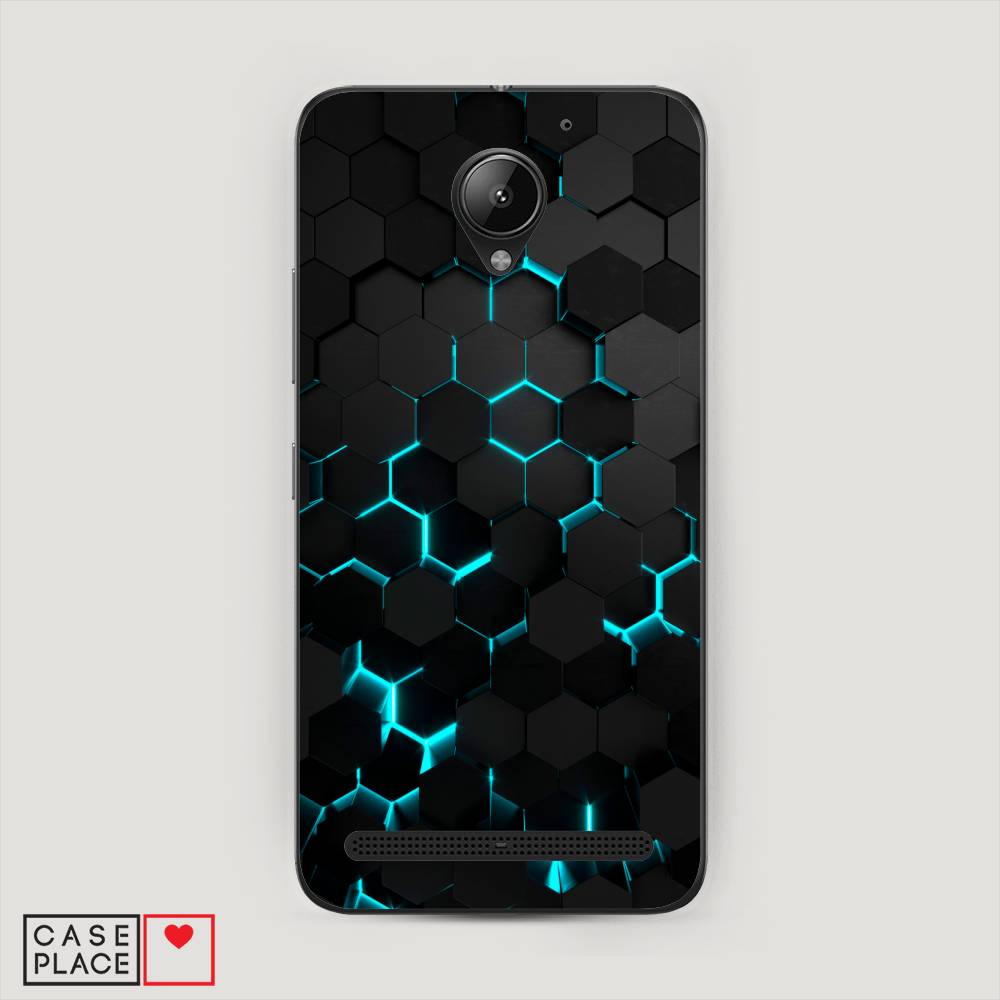 

Чехол Awog "Соты бирюзовые" для Lenovo Vibe C2